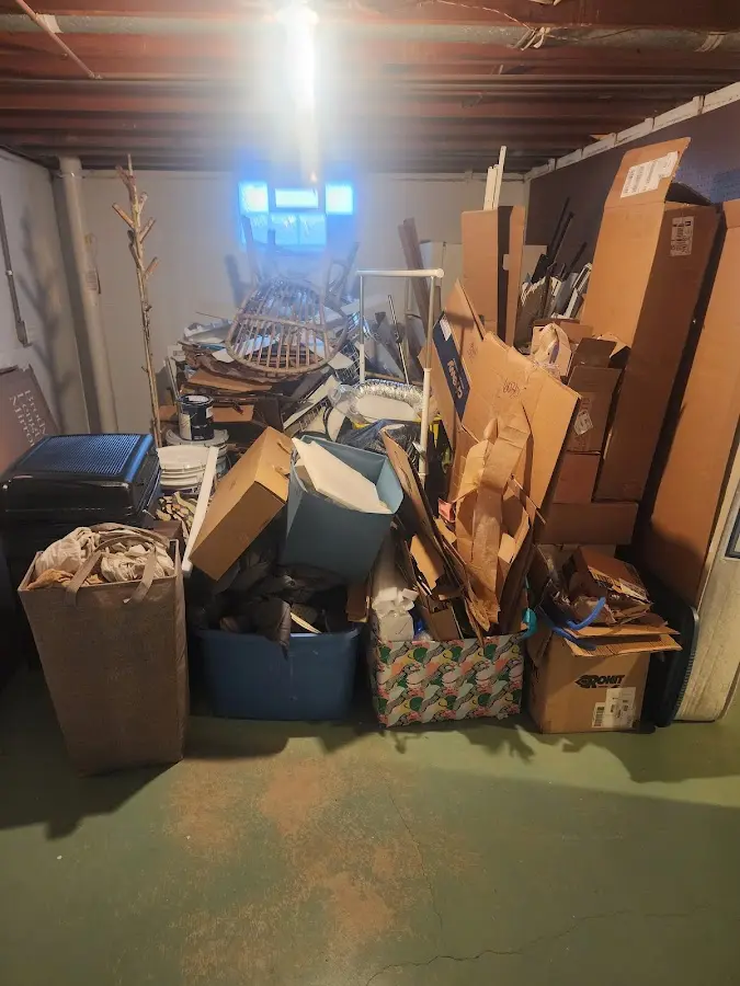 Roll-off dumpster container at job site for Roll Off Dumpster Rental in Kennesaw